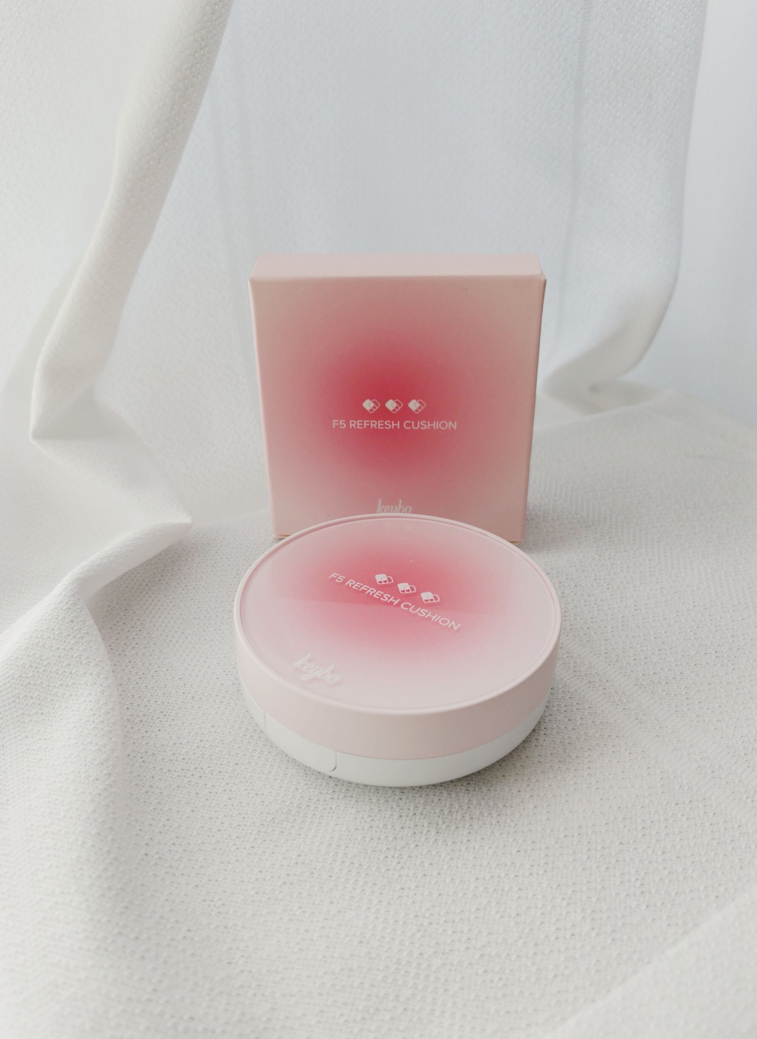 F5 リフレッシュクッション 23 Ginger Beige/keybo/クッションファンデーションを使ったクチコミ（2枚目）