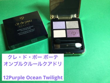 オンブルクルールクアドリ 12 Purple Ocean Twilight（レフィル）/クレ・ド・ポー ボーテ/アイシャドウパレットを使ったクチコミ（1枚目）