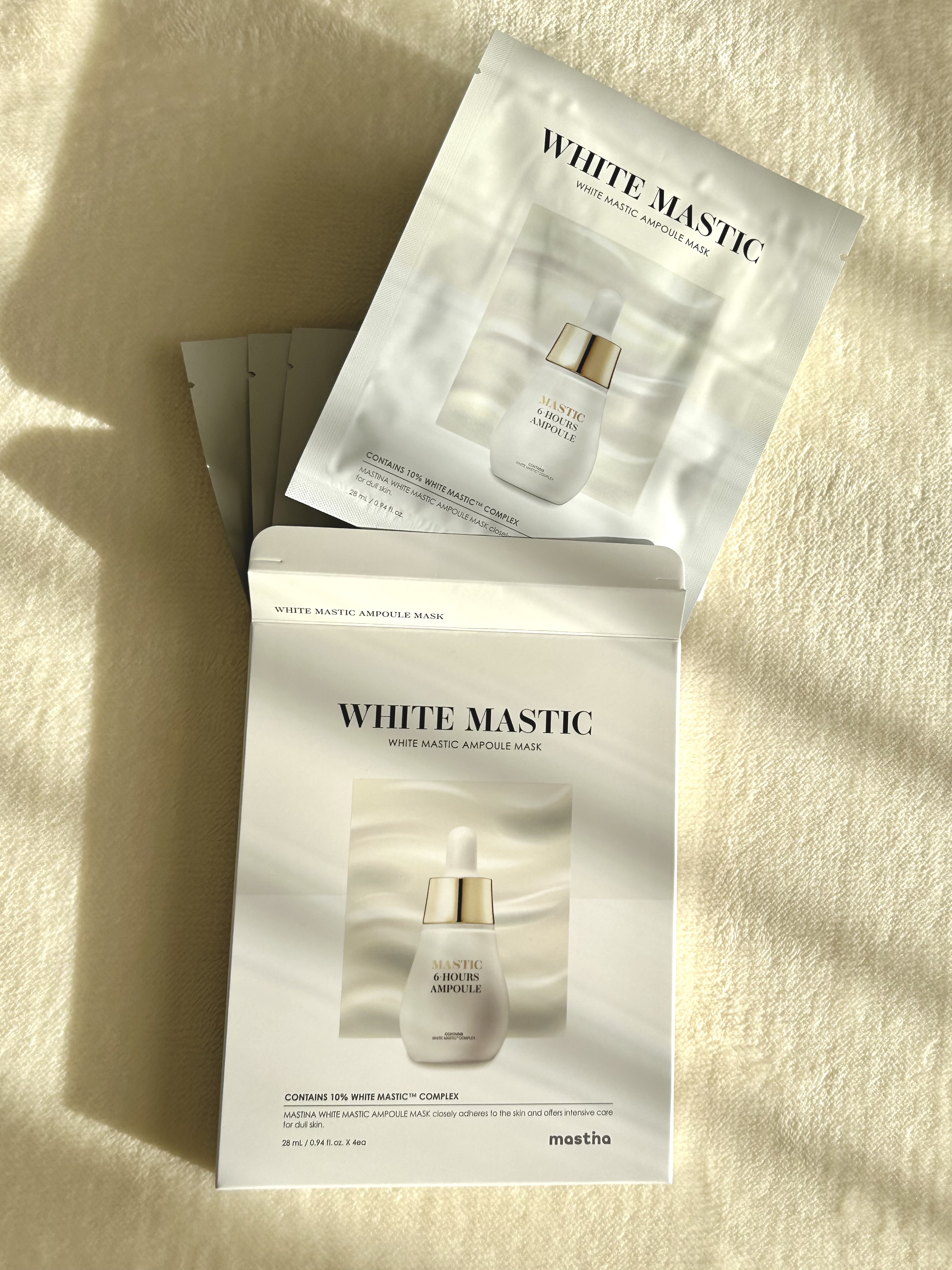 Mastic 6 Hours Ampoule Mask 4ea/Mastina/シートマスク・パックを使ったクチコミ（2枚目）