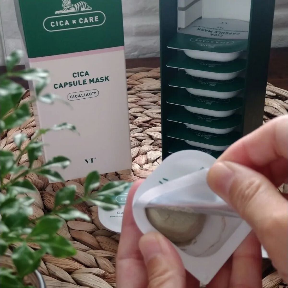 CICA カプセルマスク/VT/洗い流すパック・マスクを使ったクチコミ(3枚目)