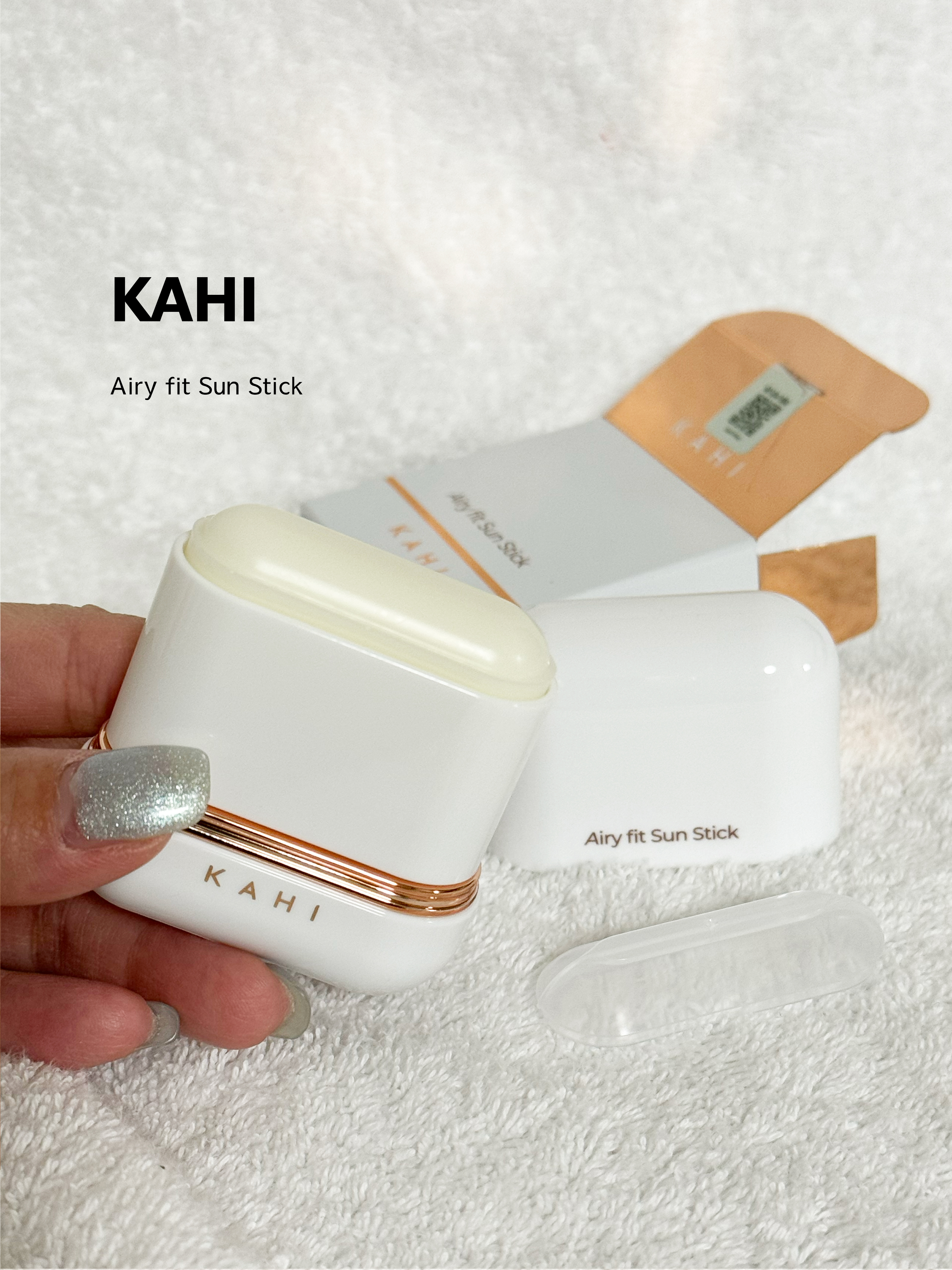 エアリーフィットサンスティック/KAHI/日焼け止めスティックを使ったクチコミ（2枚目）