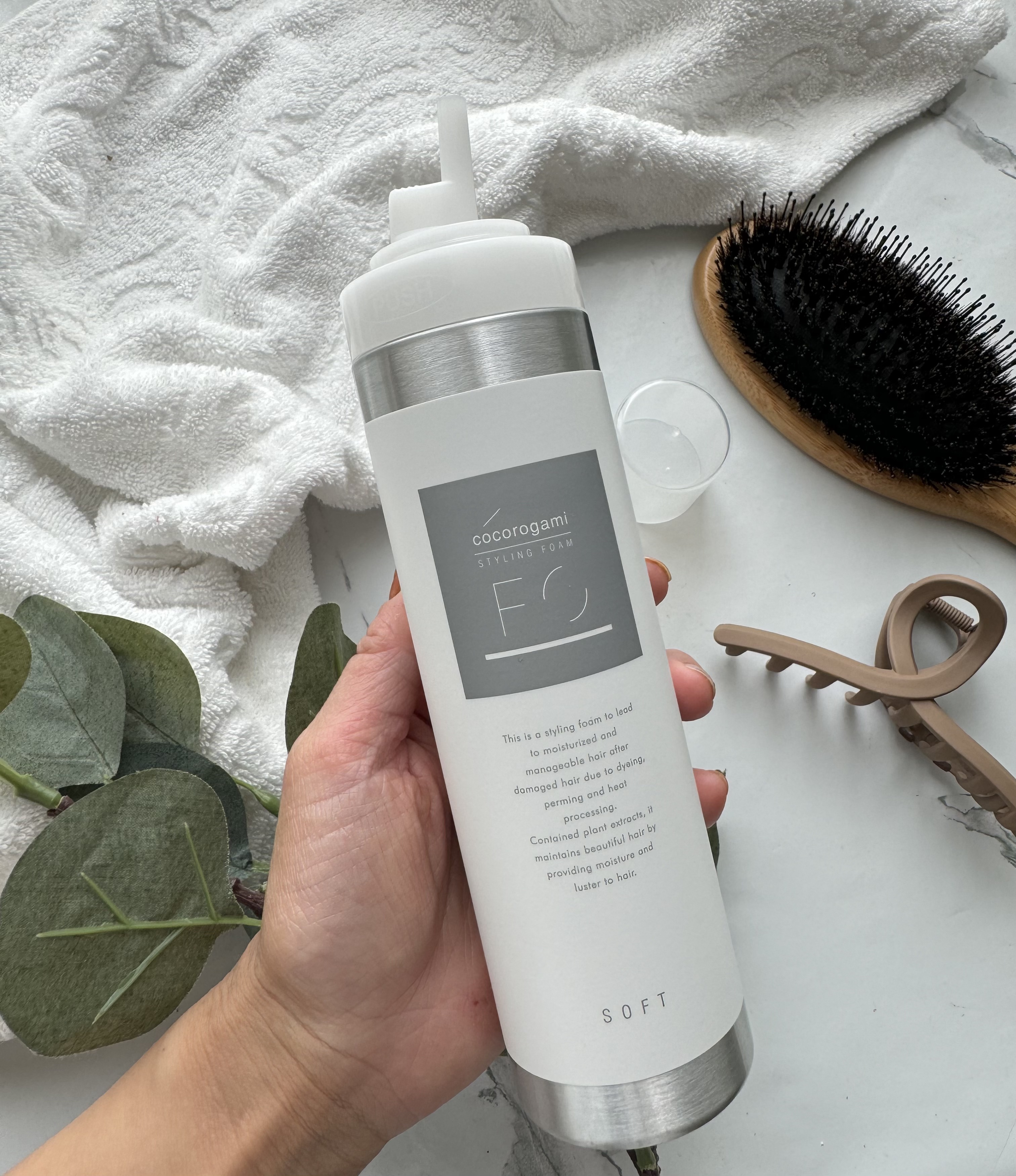 ココロガミ ボタニカル スタイリングフォーム ソフト/cocorogami /ヘアムースを使ったクチコミ（2枚目）