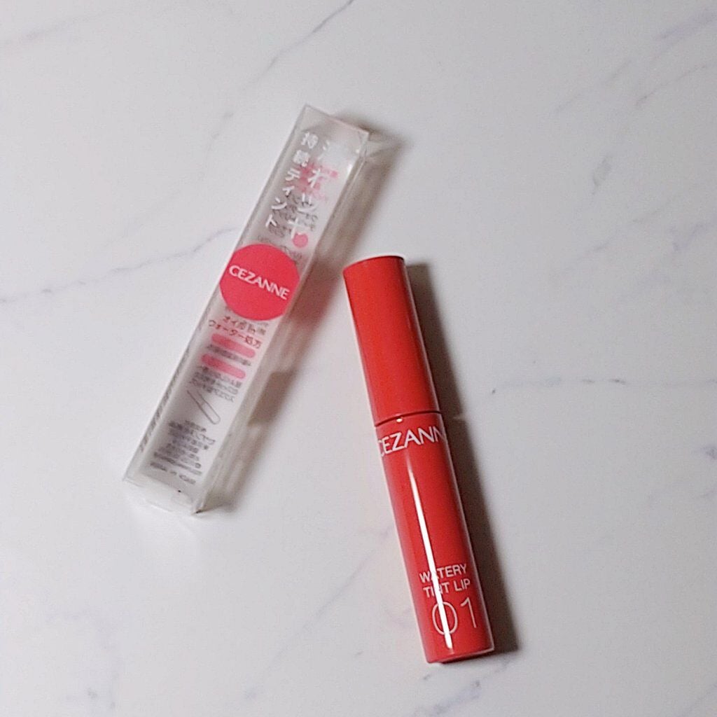 ウォータリーティントリップ/CEZANNE/リップティントを使ったクチコミ(1枚目)
