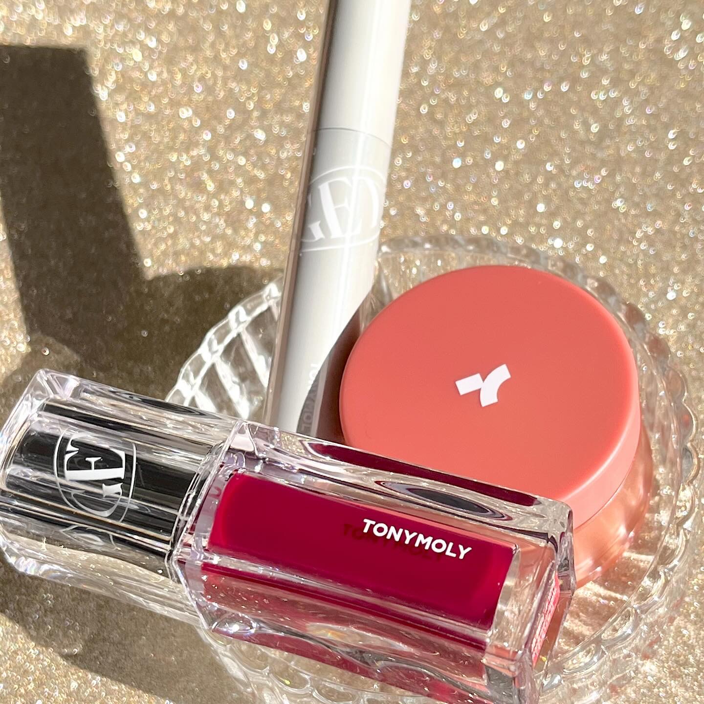 ゲットイットティントグレーズバーム/TONYMOLY/リップティントを使ったクチコミ（1枚目）