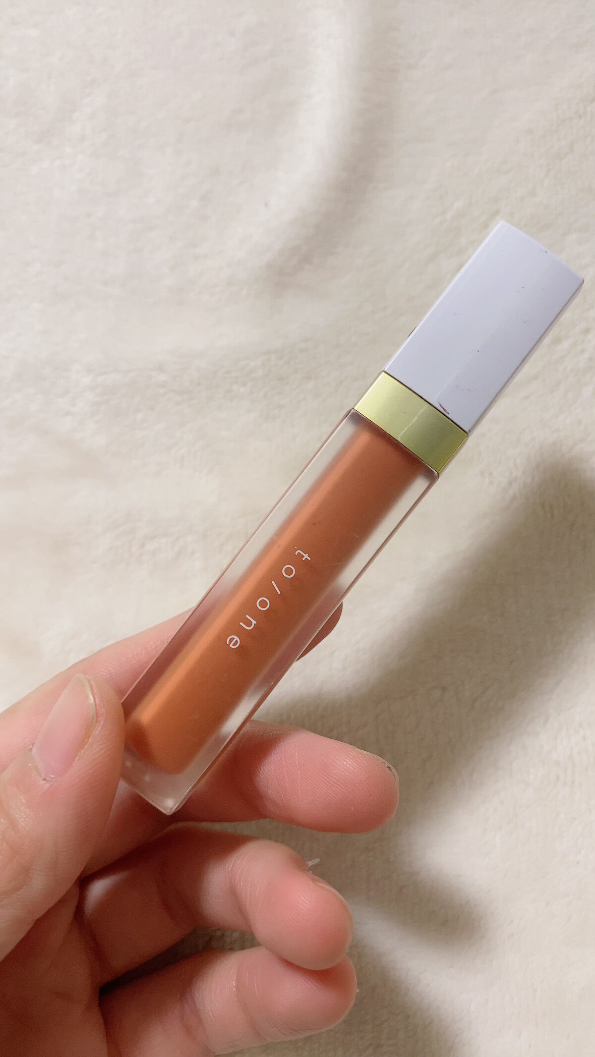 トーン ペタル エッセンス カラー バター 06 ホワイティッシュオレンジ/to/one/リップグロスを使ったクチコミ（1枚目）