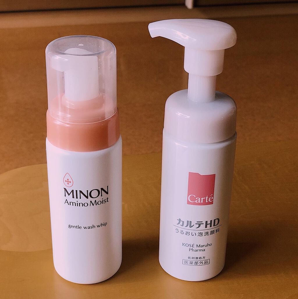 ミノン・カルテHDの泡洗顔を使った口コミ -ミノン泡洗顔使い切り