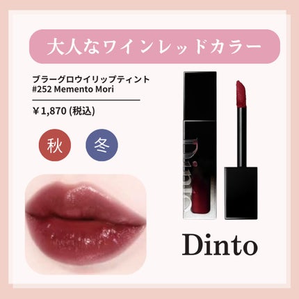 ブラーグロイリップティント/Dinto/リップティントを使ったクチコミ(5枚目)