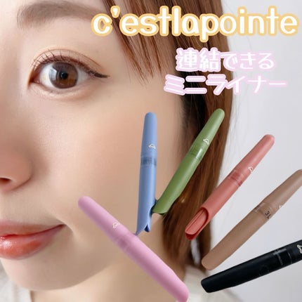 カラーシェイクライナー/C’est la pointe/リキッドアイライナーを使ったクチコミ(1枚目)