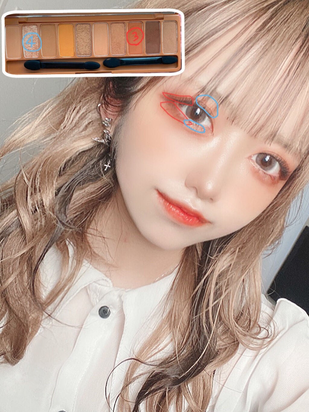 プレイカラー アイシャドウ/ETUDE/アイシャドウパレットを使ったクチコミ(3枚目)