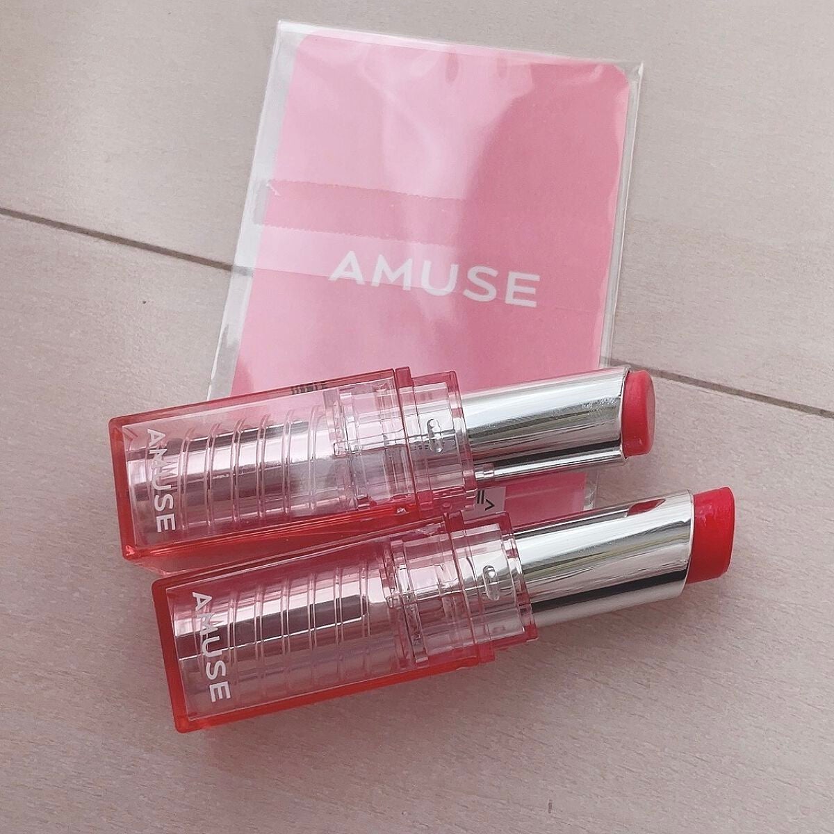 デューバーム/AMUSE/口紅・グロス・リップライナー・リップケアを使ったクチコミ(3枚目)