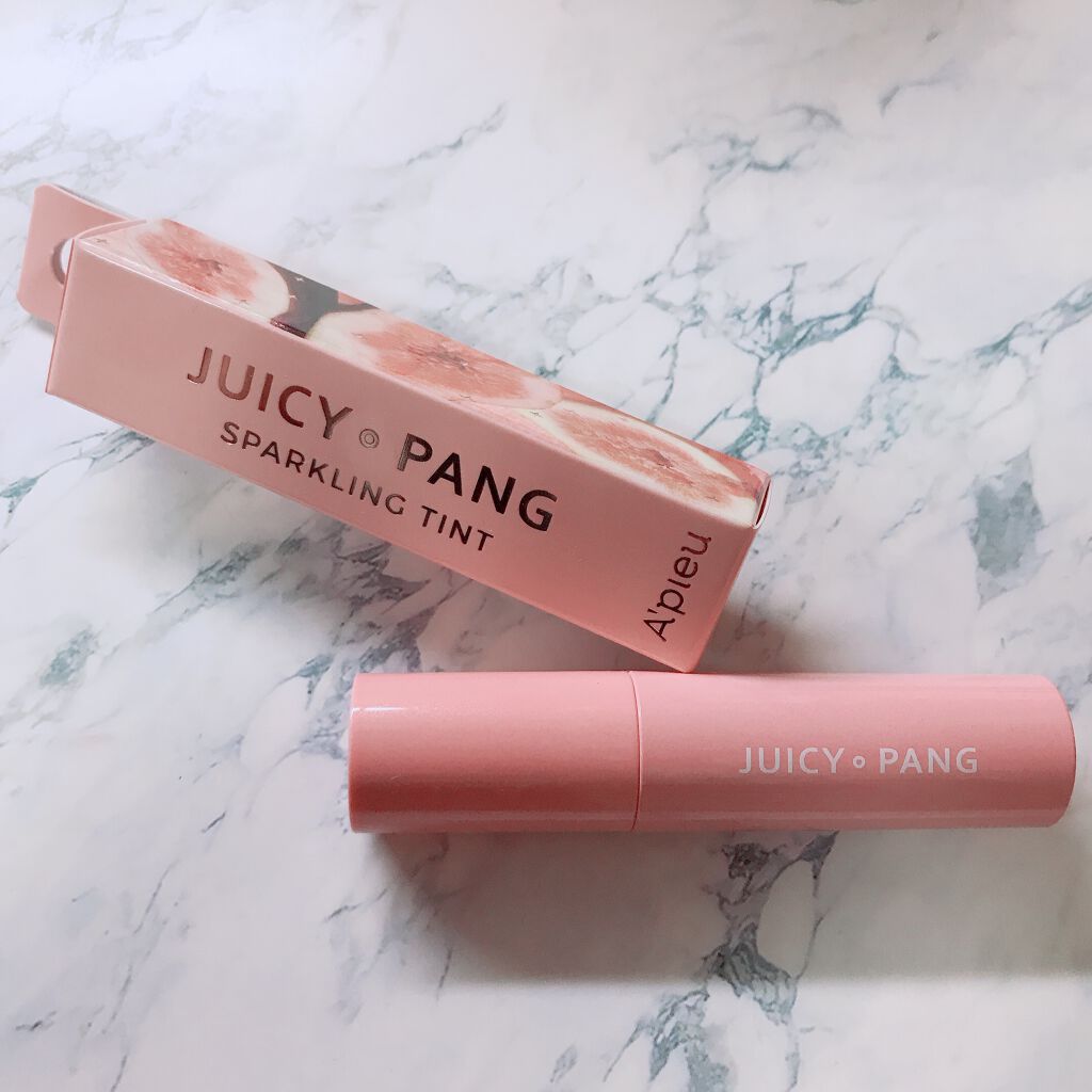 アピュー ジューシーパン スパークリングティント BE01 ときめくイチジク/A’pieu/口紅を使ったクチコミ（2枚目）