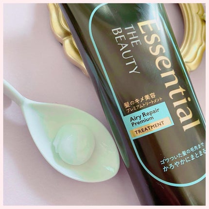 Essential THE BEAUTY 髪のキメ美容プレミアムトリートメント<エアリーリペアプレミアム>/エッセンシャル/洗い流すヘアトリートメントを使ったクチコミ(3枚目)