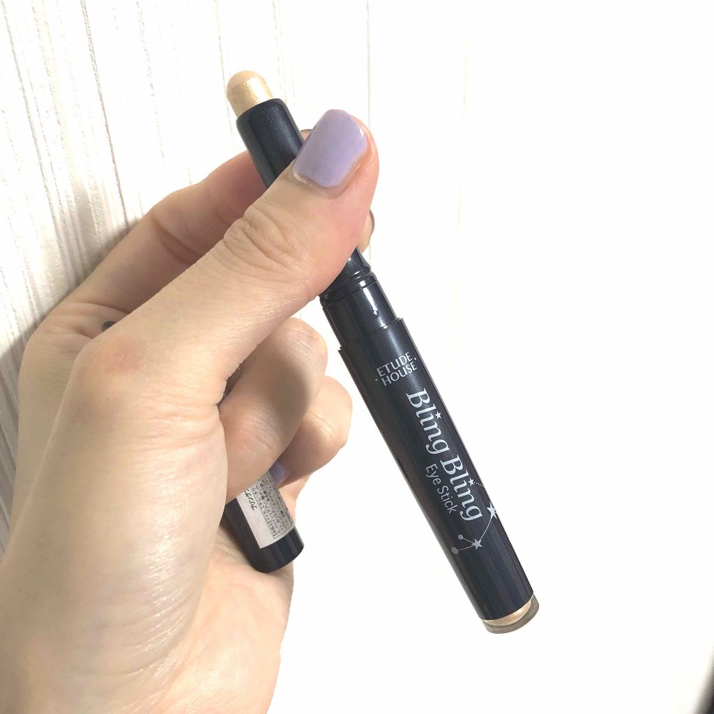 キラキラ アイシャドウ/ETUDE/スティックアイシャドウを使ったクチコミ(2枚目)