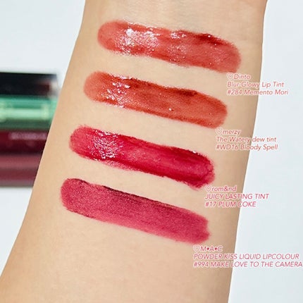 パウダー キス リキッド リップカラー メイク ラブ トゥ ザ カメラ/M・A・C/口紅を使ったクチコミ(2枚目)
