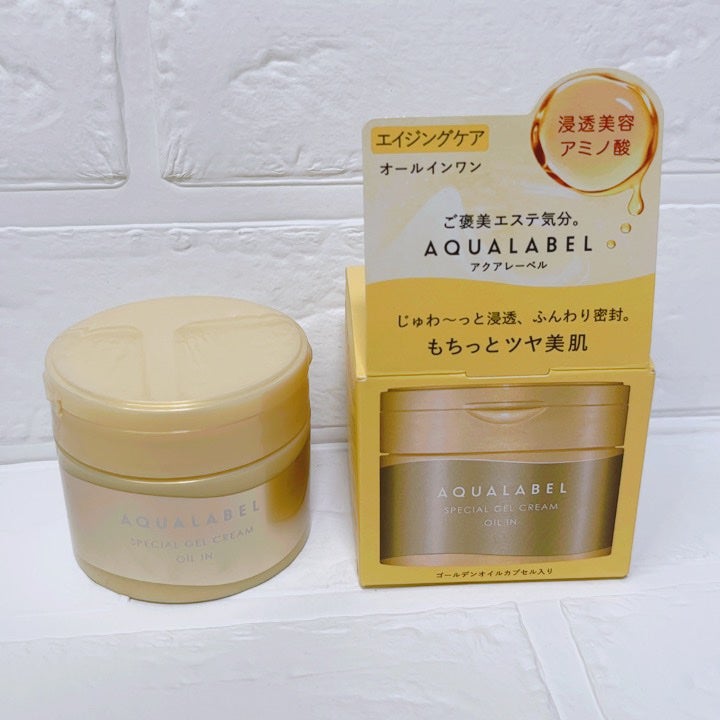スペシャルジェルクリーム EX (オイルイン)/アクアレーベル/オールインワン化粧品を使ったクチコミ(2枚目)