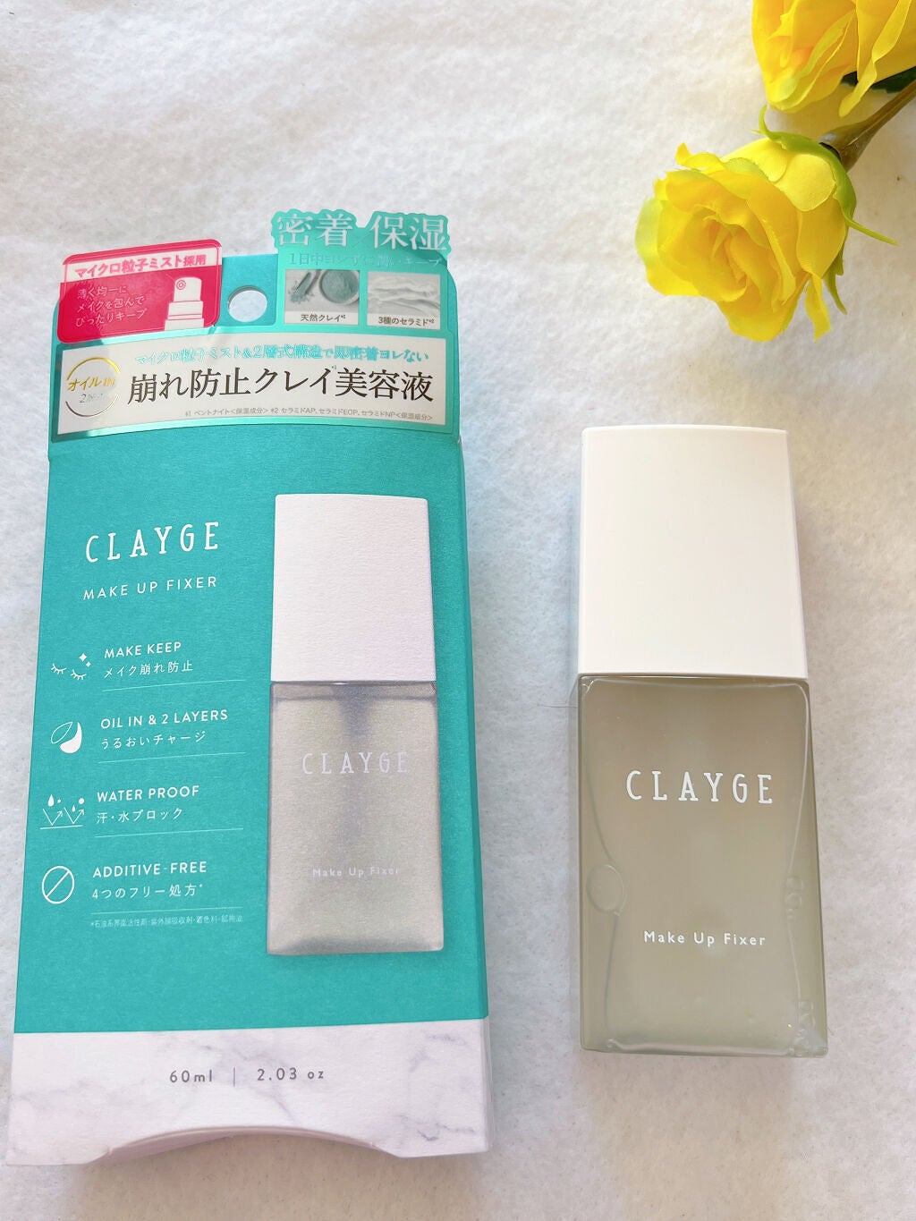 メイクアップフィクサー/CLAYGE/フィックスミストを使ったクチコミ(1枚目)