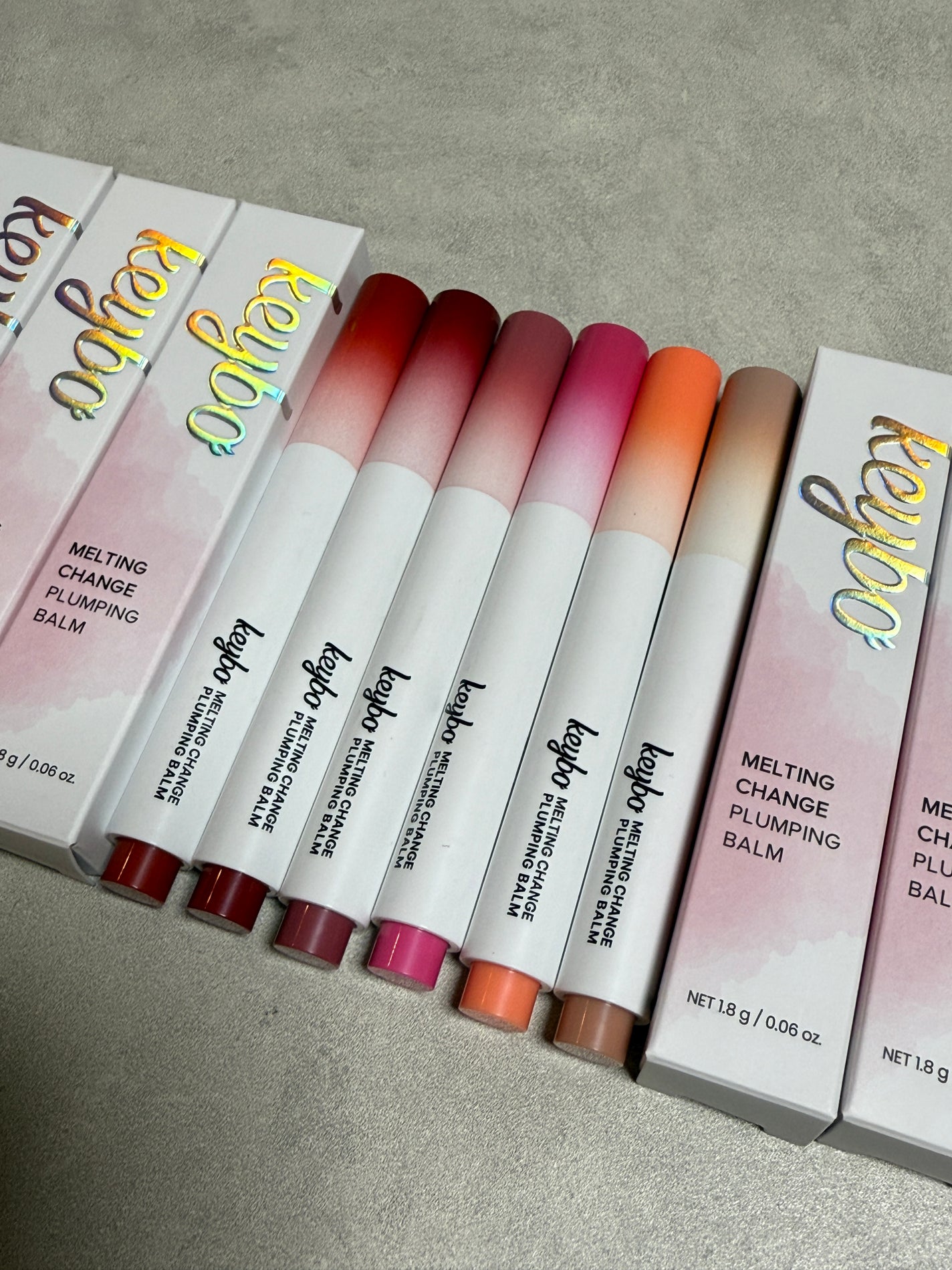 MELTING CHANGE PLUMPING BALM/keybo/口紅を使ったクチコミ(4枚目)