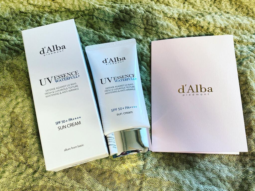 ダルバ ウォータフル エッセンス サンクリーム/ダルバ/日焼け止めクリームを使ったクチコミ（1枚目）