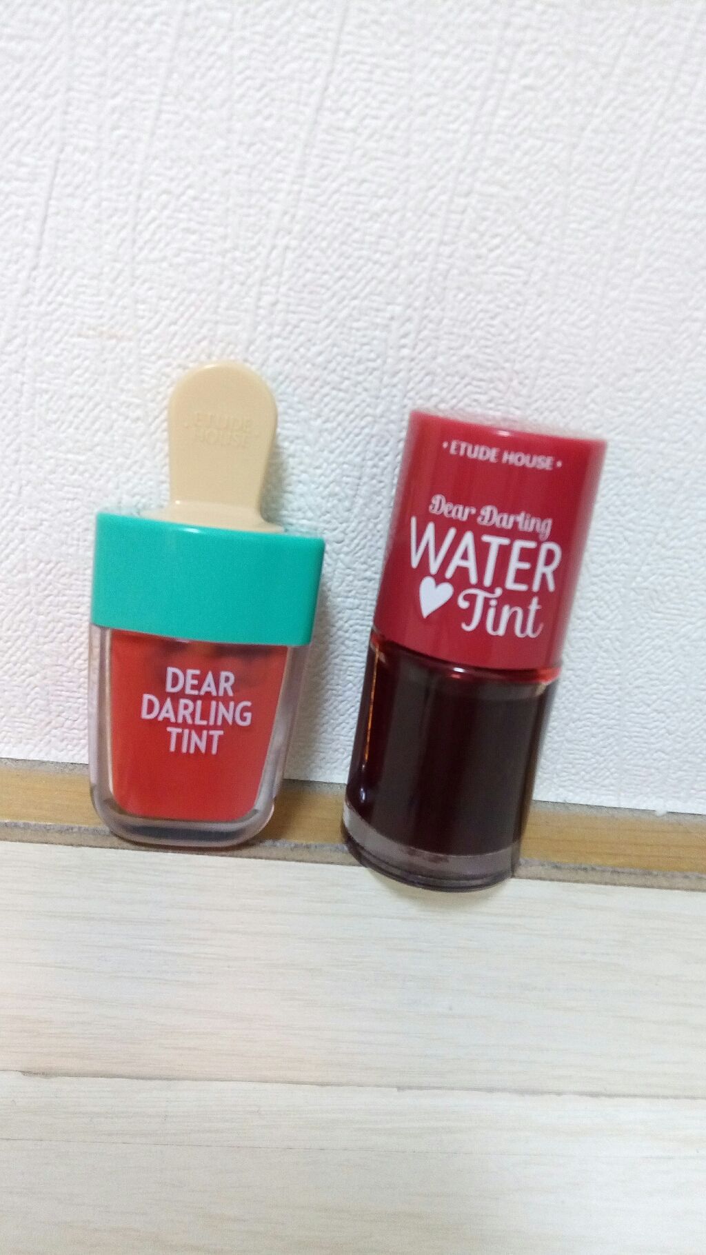 ディアダーリン ウォータージェルティント （アイスティント）/ETUDE/口紅を使ったクチコミ（1枚目）