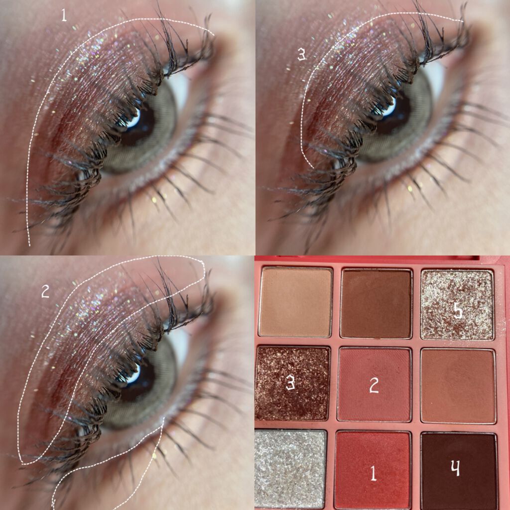 プレイカラーアイズ ローズクラッシュ/ETUDE/アイシャドウパレットを使ったクチコミ（2枚目）