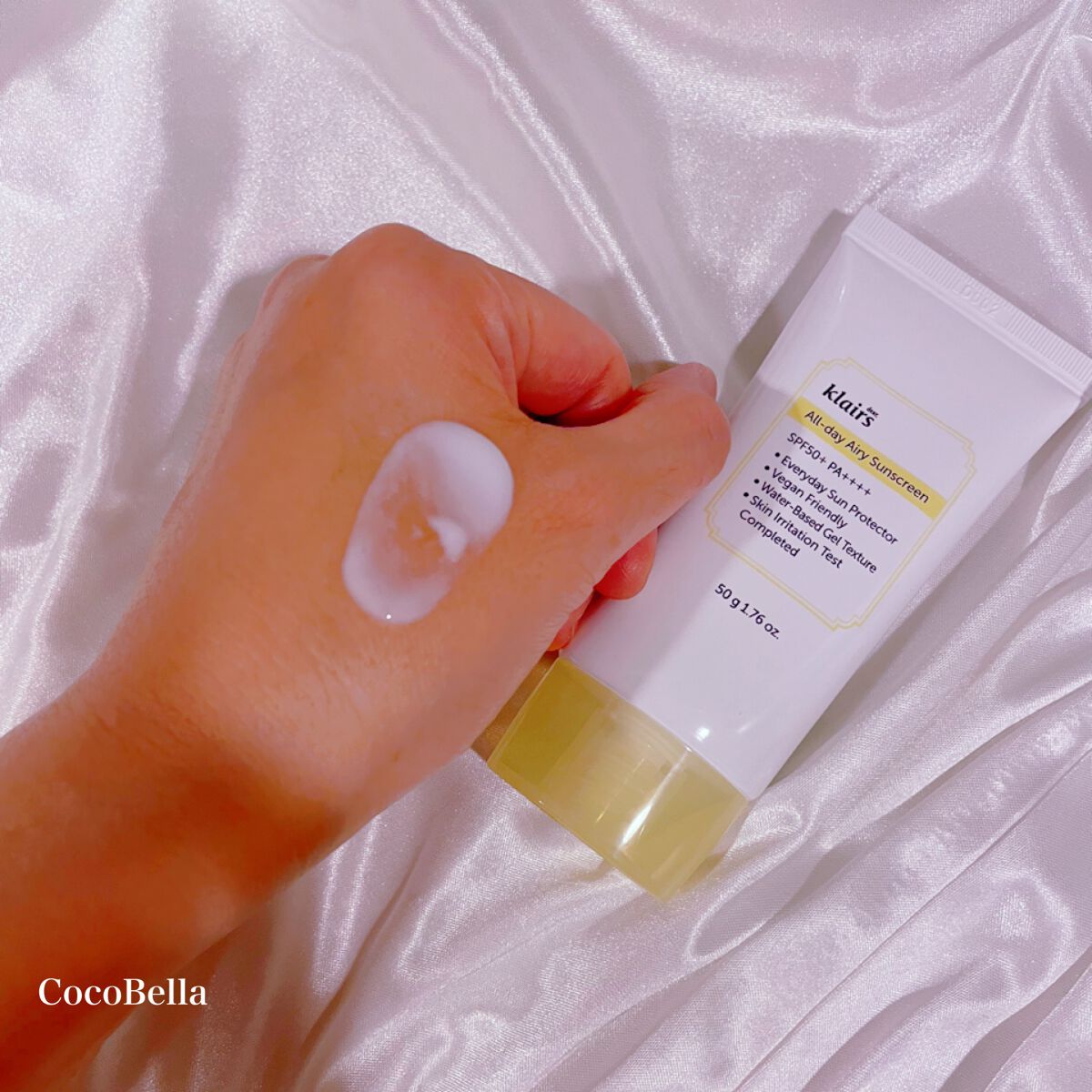 All-day エアリーサンスクリーン50g/Klairs/日焼け止めクリームを使ったクチコミ（2枚目）