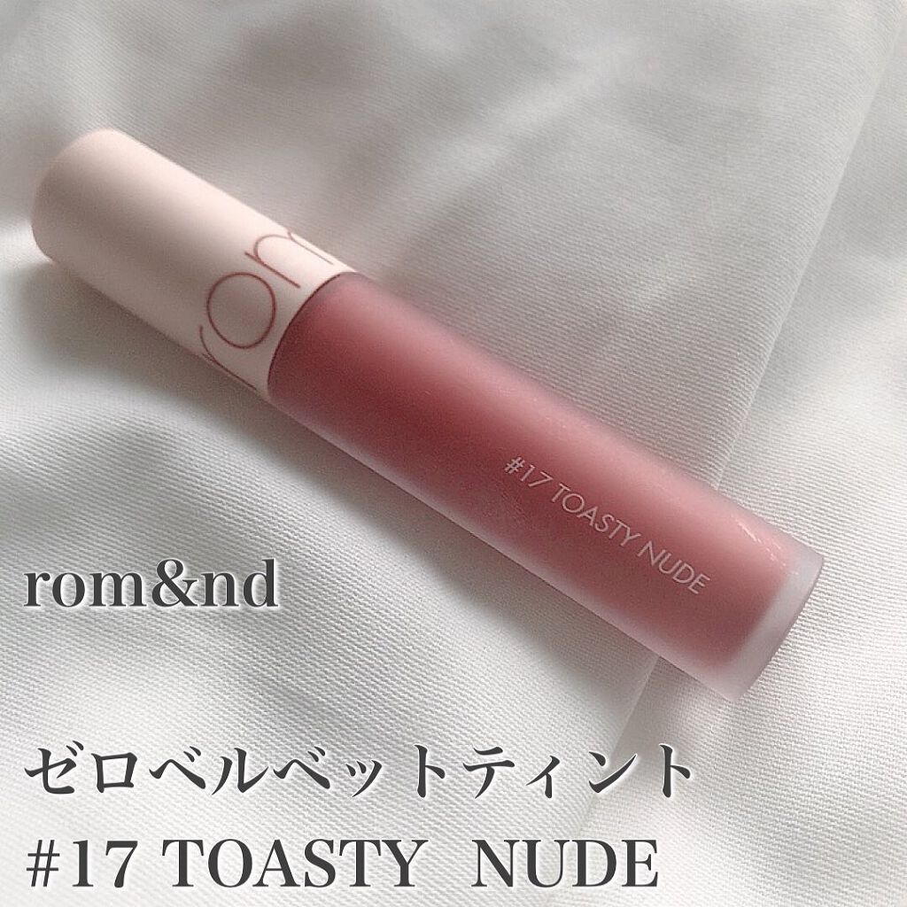 ゼロベルベットティント/rom&nd/リップティントを使ったクチコミ（2枚目）
