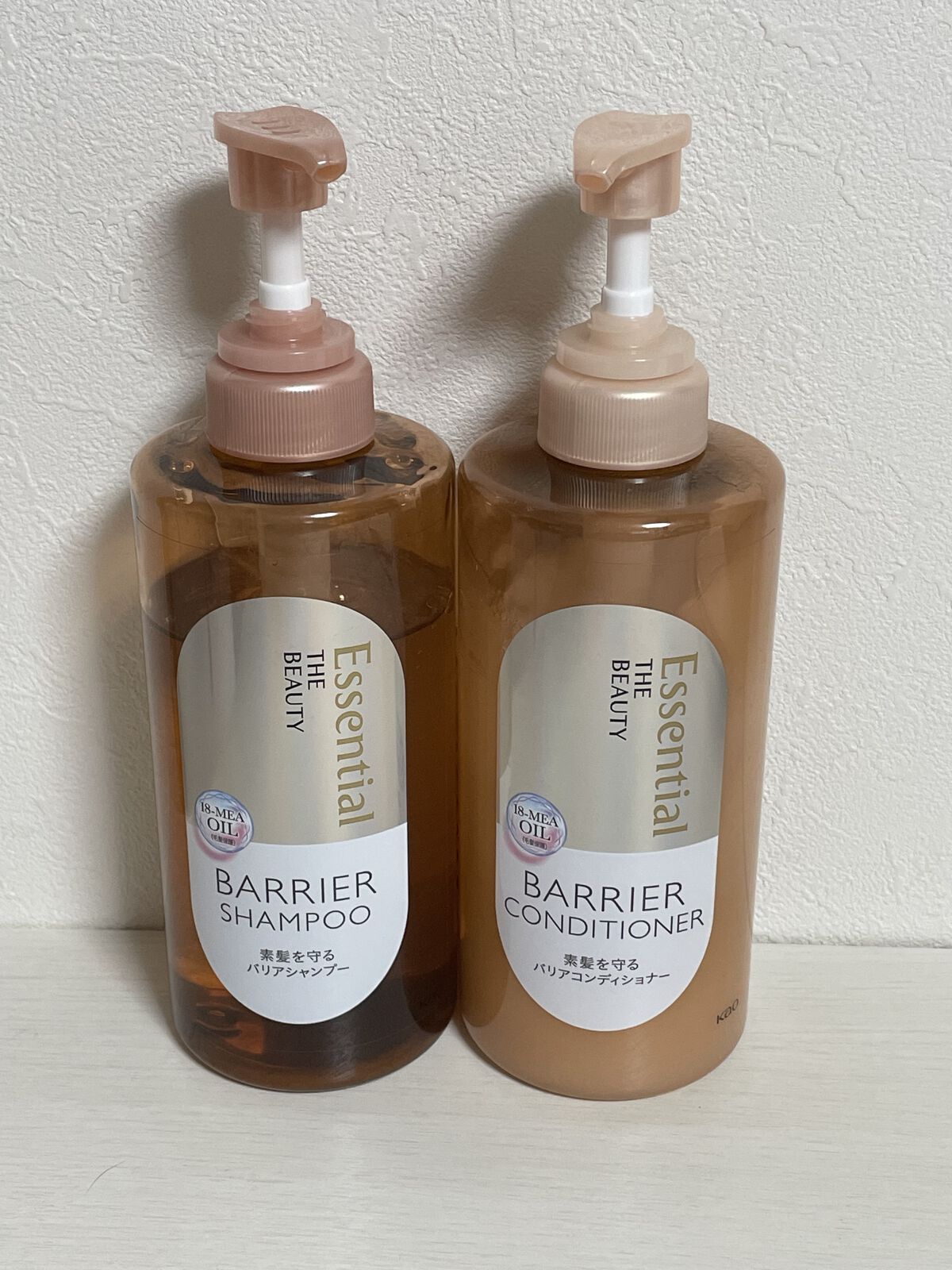 ザビューティ 髪のキメ美容素髪を守る バリアシャンプー/コンディショナー/エッセンシャル/シャンプー・コンディショナーを使ったクチコミ（1枚目）
