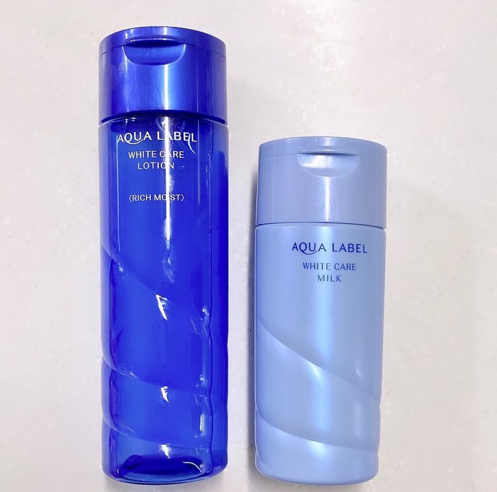 ホワイトケア ミルク/アクアレーベル/乳液を使ったクチコミ（1枚目）