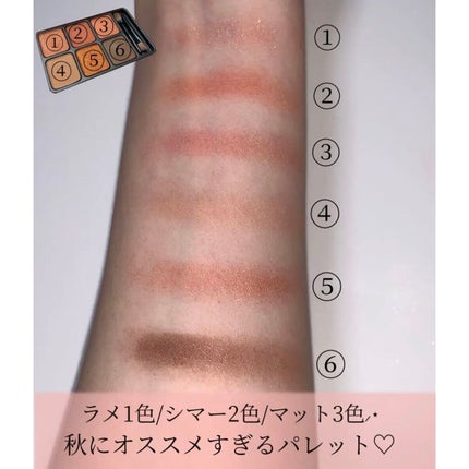 アイカラーパレット/heme/アイシャドウパレットを使ったクチコミ(3枚目)