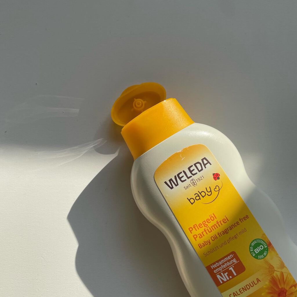 カレンドラ ベビーオイル/WELEDA/ボディオイルを使ったクチコミ(2枚目)
