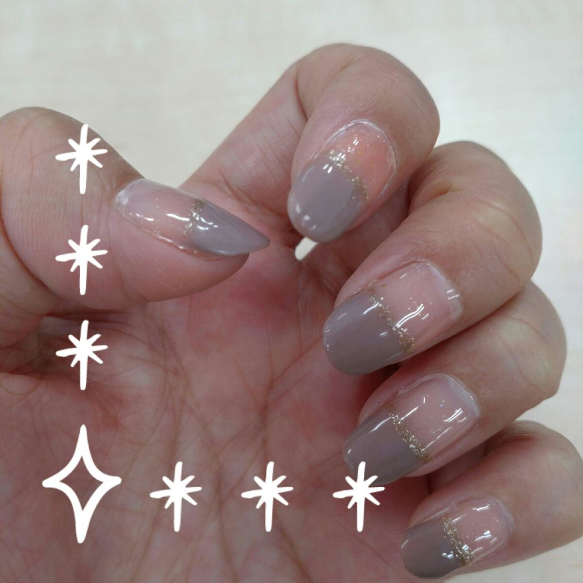 パル カラージェル シャイニーコーラル/キャンドゥ/ジェルネイルを使ったクチコミ（1枚目）