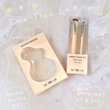 THE TOOL LAB 107 ベース パーフェクターのクチコミ「
THE TOOL LAB

ベースパーフェクター　107・232
ミキシングパレット（アクリ.....」（1枚目）