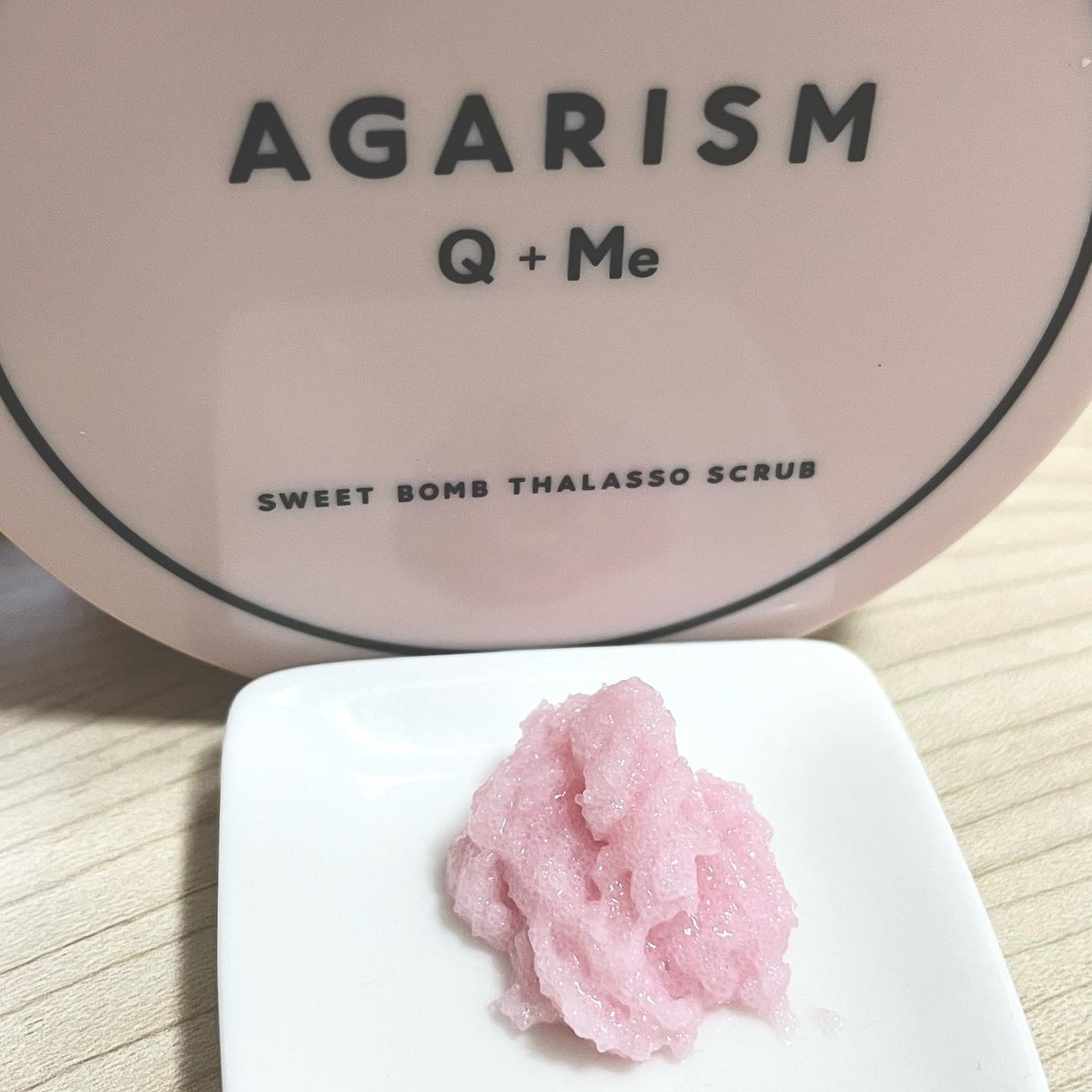Q+Me スウィート ボム タラソ スクラブ/AGARISM/バスト・ヒップケアを使ったクチコミ(2枚目)