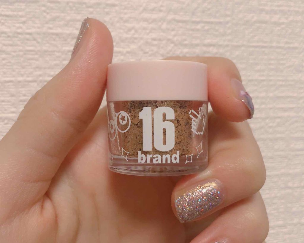 16CANDY ROCK PEAEL POWDER/16BRAND/単色アイシャドウを使ったクチコミ(2枚目)