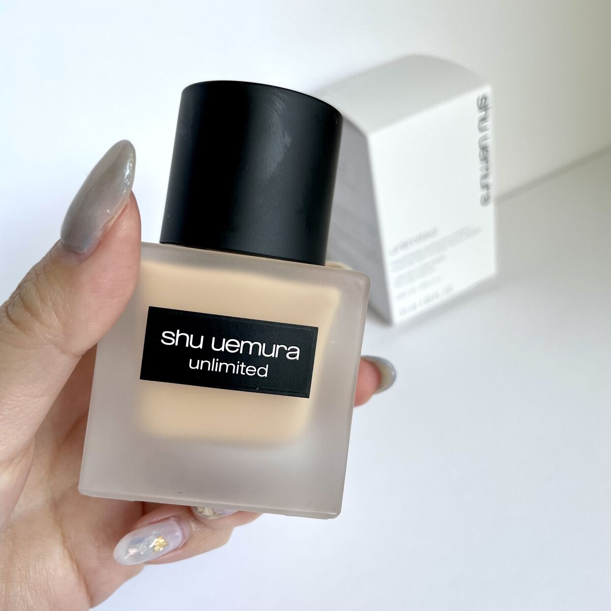 （旧）アンリミテッド ラスティング フルイド/shu uemura/リキッドファンデーションを使ったクチコミ（2枚目）