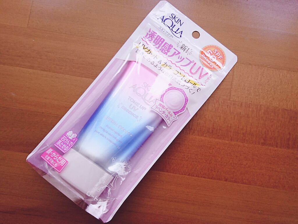 スキンアクア トーンアップUVエッセンス/スキンアクア/日焼け止めクリームを使ったクチコミ(1枚目)