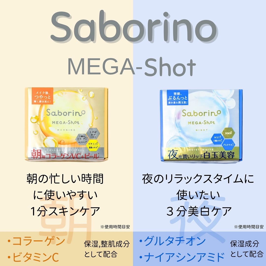 サボリーノ メガショット 朝用ツヤピールマスク CC/サボリーノ/シートマスク・パックを使ったクチコミ（1枚目）
