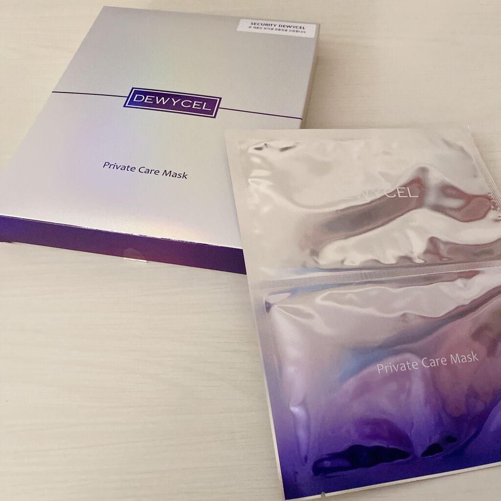 デュイセル プライベートケアマスク/DEWYCEL/シートマスク・パックを使ったクチコミ（1枚目）