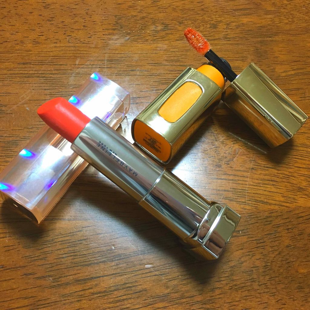 ウォーター シャイニー ミルキー/MAYBELLINE NEW YORK/口紅を使ったクチコミ(1枚目)