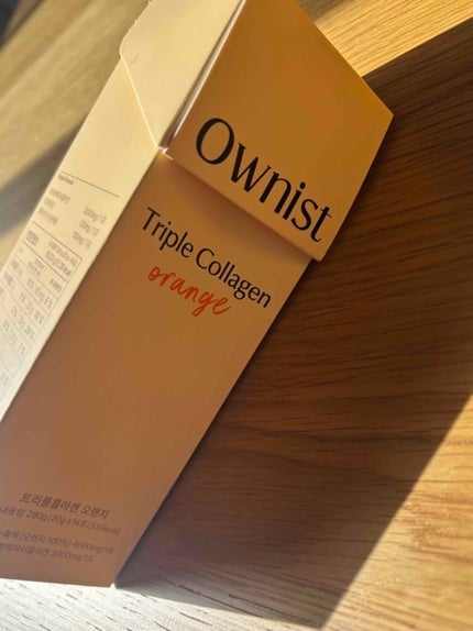 トリプルコラーゲン オレンジ/Ownist/美容サプリメントを使ったクチコミ(1枚目)