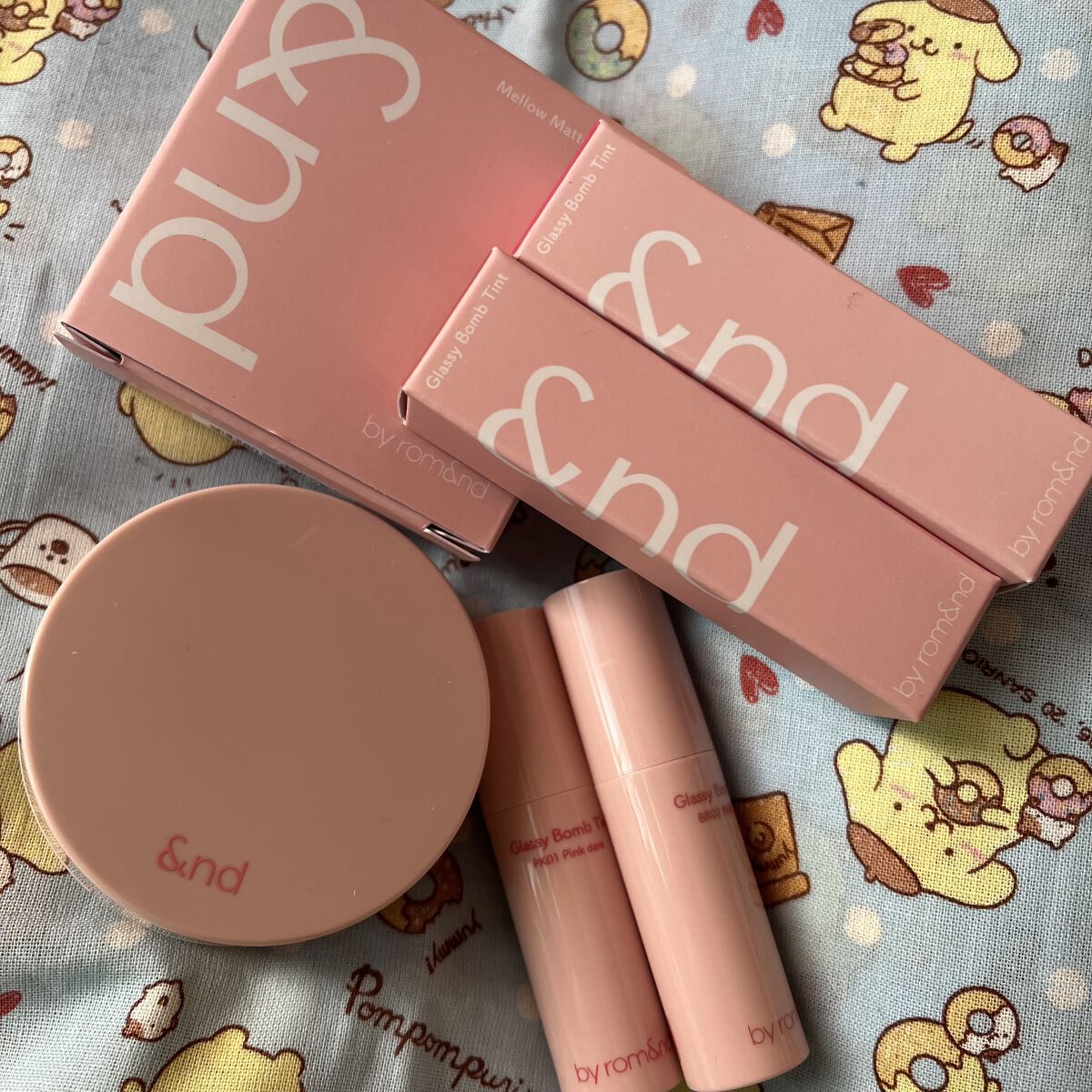 アンドバイロムアンド　グラッシーボムティント/&nd by rom&nd/リップティントを使ったクチコミ（1枚目）