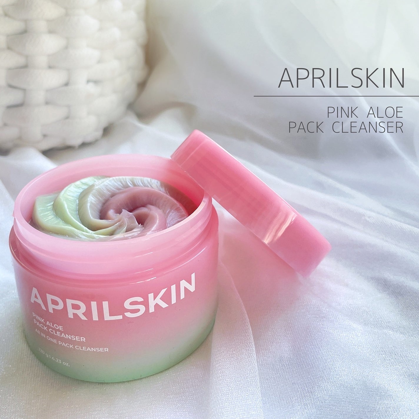 ピンクアロエメレンゲクレンザー/APRILSKIN/その他洗顔料を使ったクチコミ(1枚目)