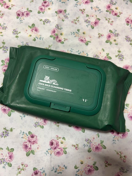 VT CICA マイルドクレンジングティッシュのクチコミ「
🐈⬛VT CICA マイルドクレンジングティッシュ🐾
大判のメイク落としシートで
.....」(1枚目)