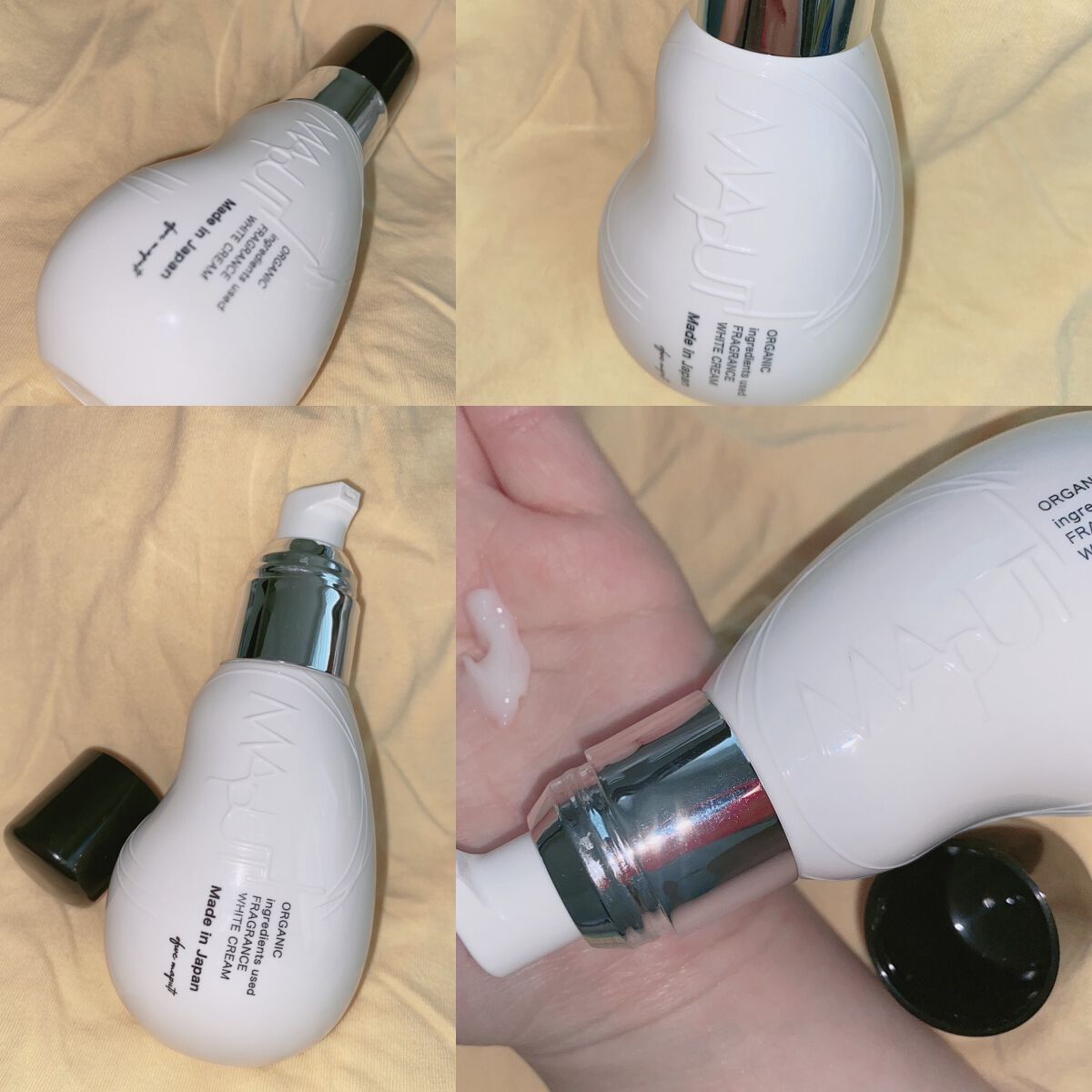 オーガニックフレグランスホワイトクリーム/MAPUTI/デリケートゾーンケアを使ったクチコミ（1枚目）