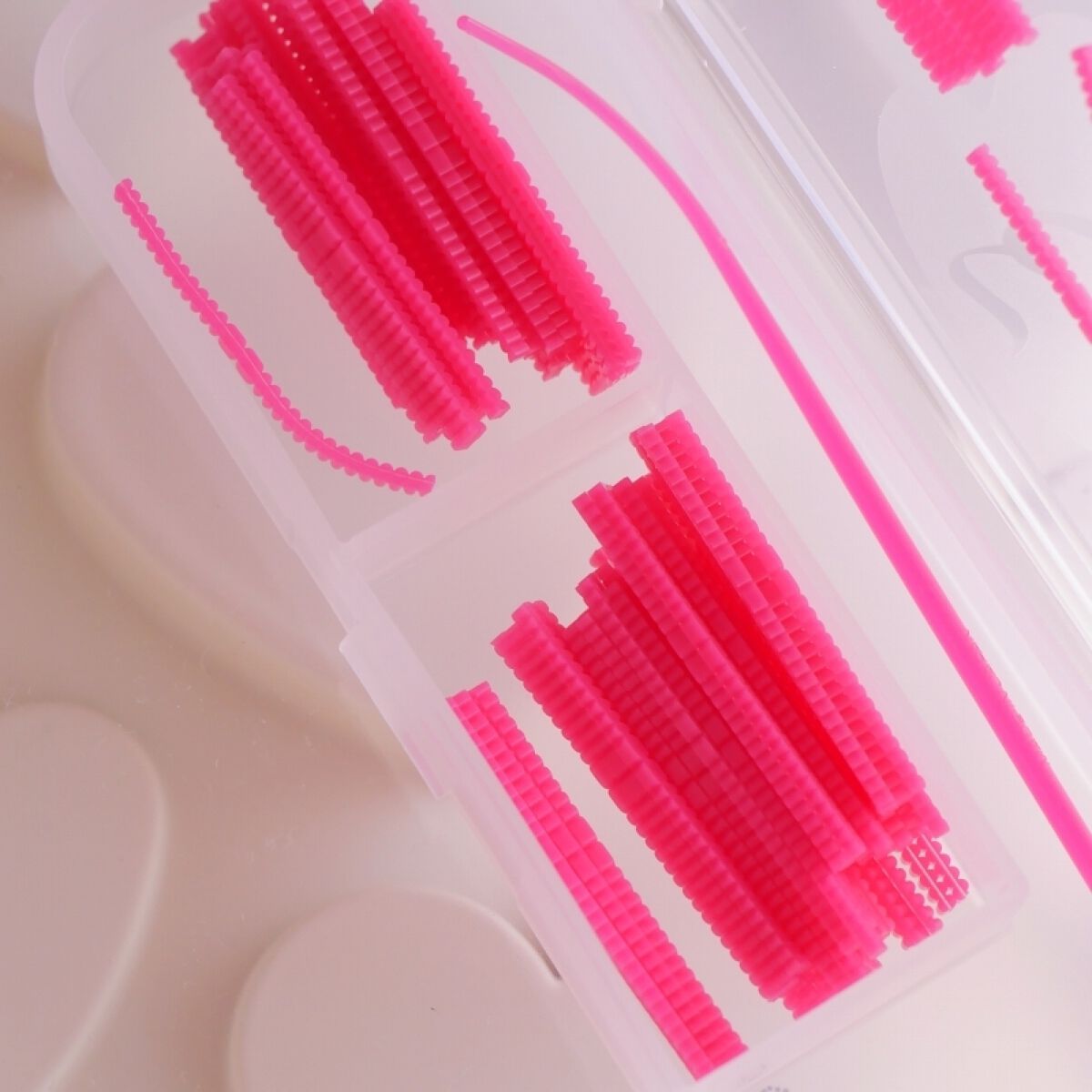 フリーファイバー120<下地&カッター付き>スタンダードタイプ 120本入/メザイク/二重まぶた用アイテムを使ったクチコミ(5枚目)