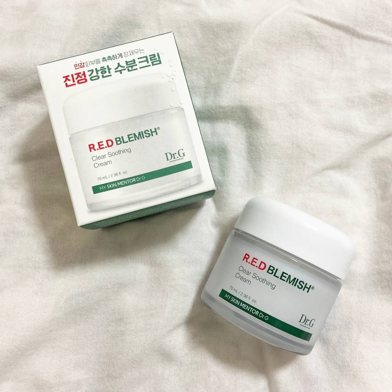レッドブレミッシュ クリアスージングクリーム/Dr.G/フェイスクリームを使ったクチコミ(1枚目)