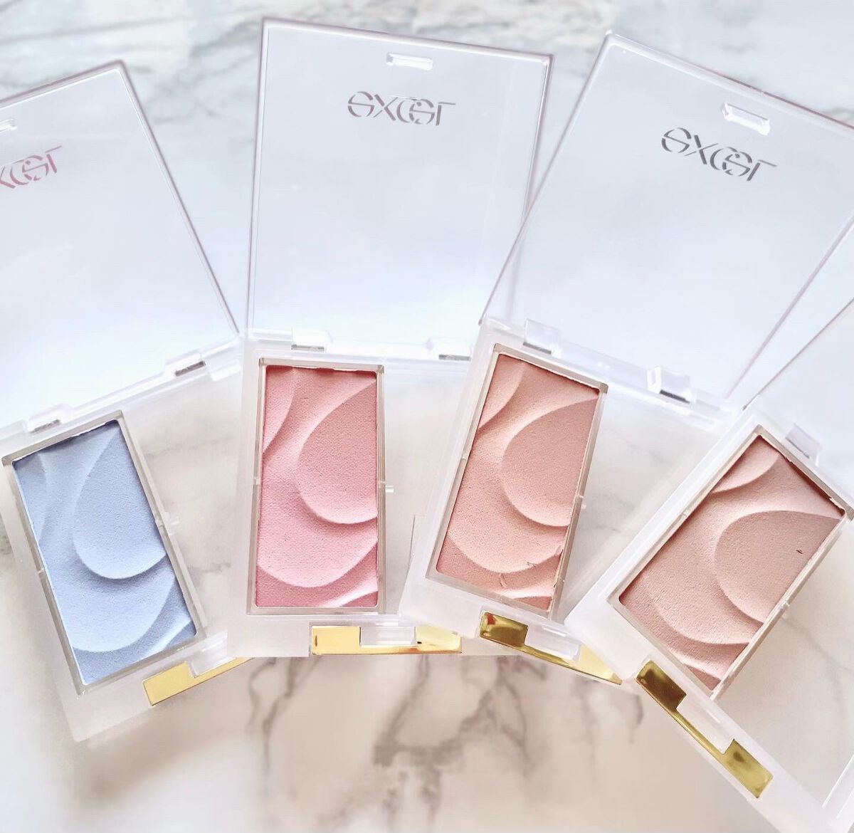 シームレストーン ブラッシュ/excel/パウダーチークを使ったクチコミ（1枚目）