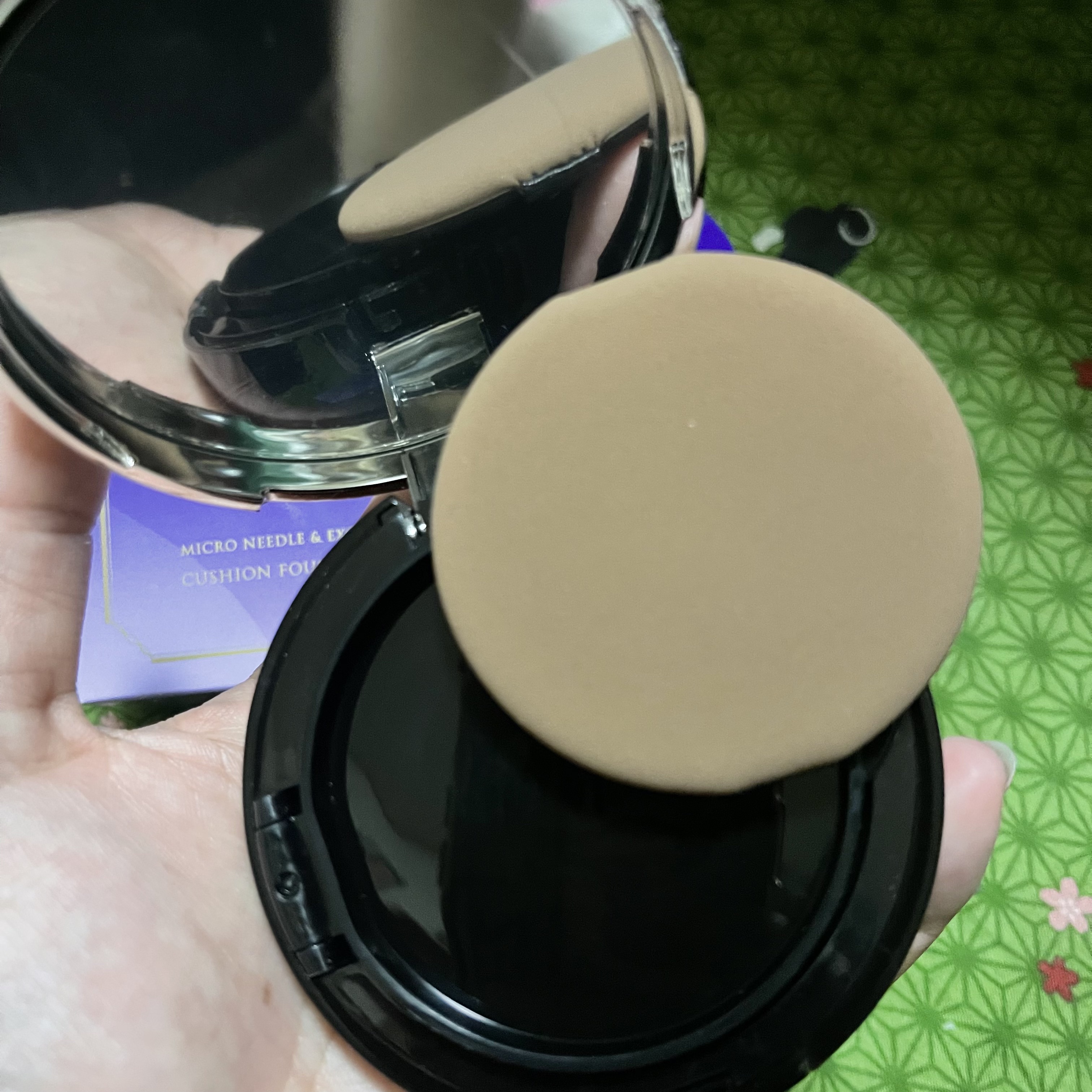 マイクロニードル&エクソソームクッションファンデーション/hardies/クッションファンデーションを使ったクチコミ（3枚目）