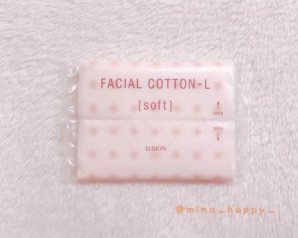 アルビオン フェイシャルコットンL(ソフト)/ALBION/コットンを使ったクチコミ(1枚目)