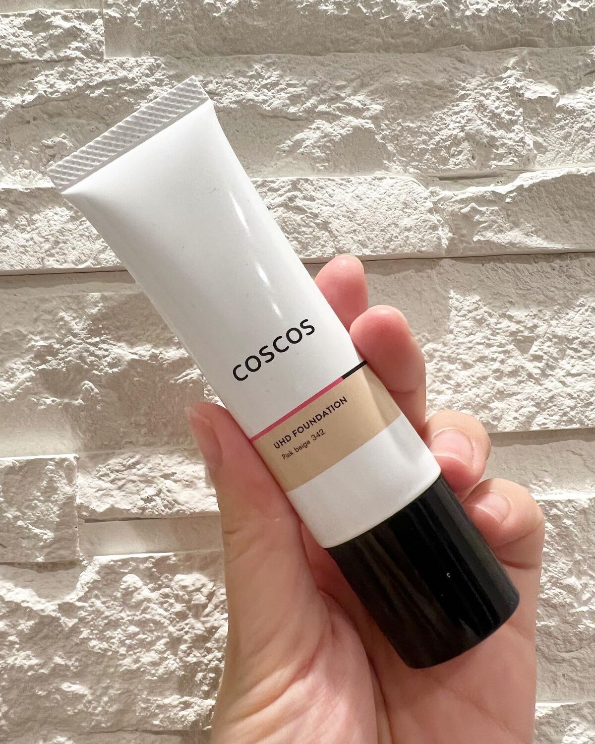 UHDファンデーション342(ピンクベージュ)/COSCOS/リキッドファンデーションを使ったクチコミ(1枚目)